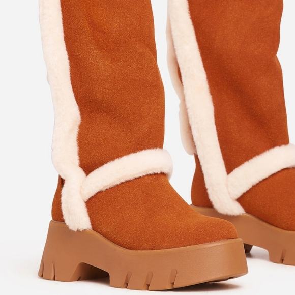 New! Ego Winter Boots - New with box. Wedge- Thick heel- - Picture 4 of 5